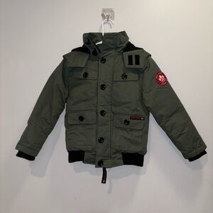 Kids Green Winter Jacket
